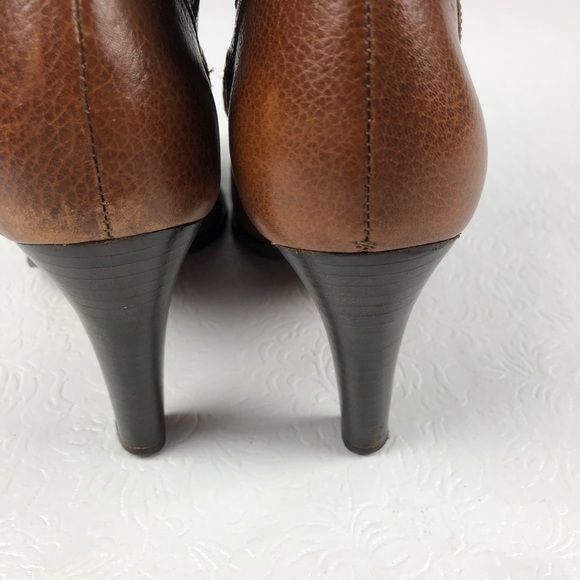 MATISSE boots 6 brown slouchy buckles knee high - Picture 8 of 8